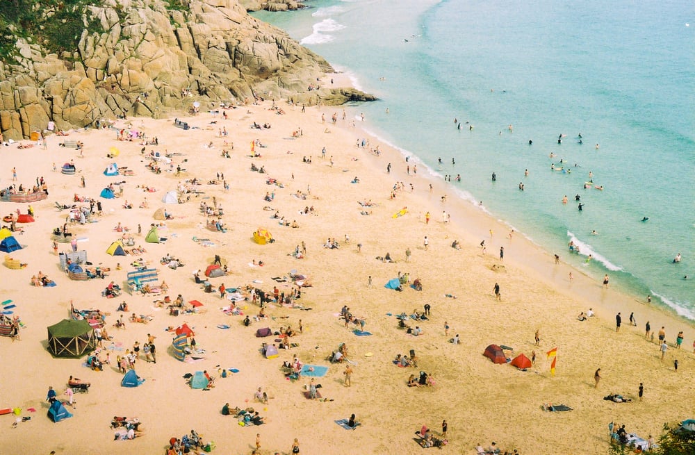 Image of Cloudy Day At The Beach