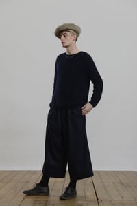 Image 3 of Porter Trouser in Navy wool £190.00