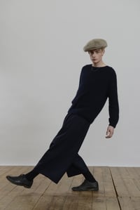 Image 5 of Porter Trouser in Navy wool £190.00