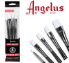 Angelus Synthetic Paint Brushes (pack of 5)