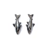 Tetra earrings in sterling silver or gold