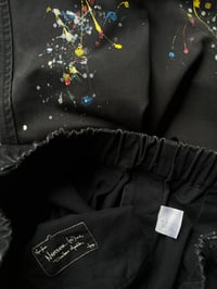Image 4 of '08 Number (N)ine Paint Splatter Drawstring Pants - 3