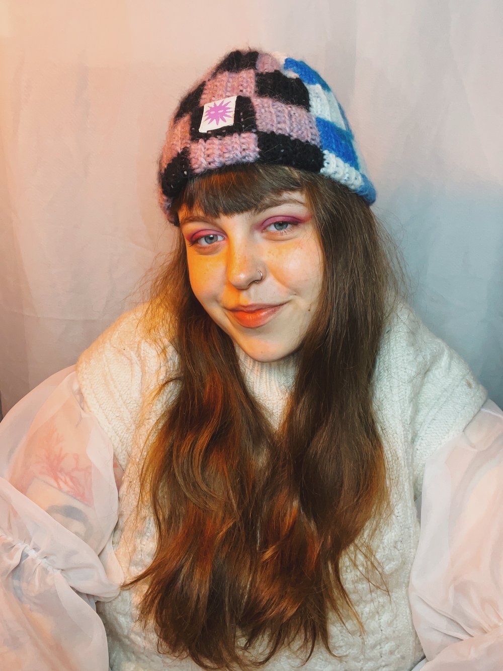 Image of crocheted BEANIE 36