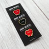 Dere Hearts Brass Pins