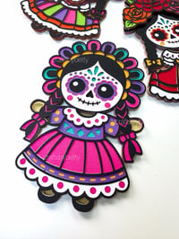 Image 2 of SUGAR SKULL DOLLS SVG / ARCHIVO DIGITAL