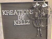 Image 1 of Silver Love Medium Hoop