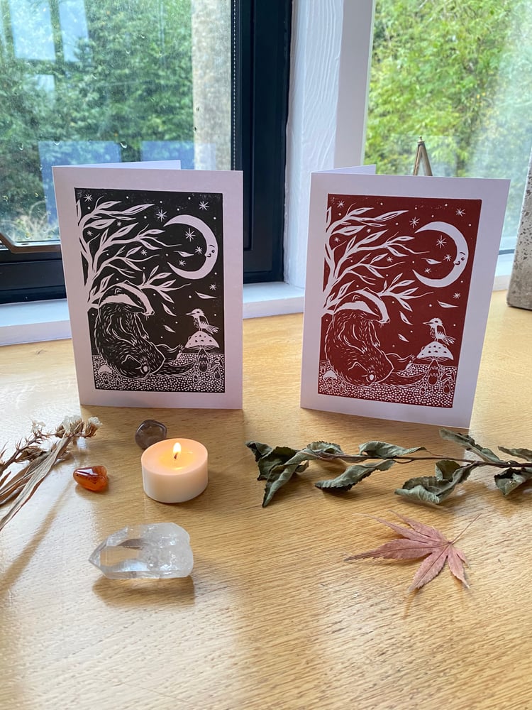 Image of Badger Winter Cards 