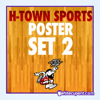 Image 1 of H-Town Sports Poster Set 2