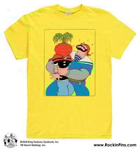 Image 2 of Popeye the Sailor Man - Popeye vs Sinbad Beet T Shirt