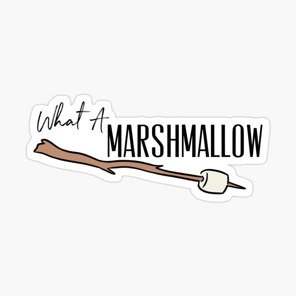 Image of What a Marshmallow Sticker