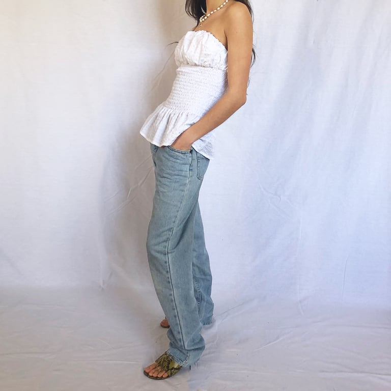 Seersucker Courtyard Top