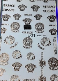 Image 1 of Designer Stickers D21-D25