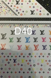 Image 5 of Designer Stickers D36-D40