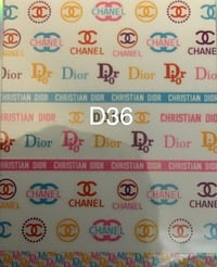 Image 1 of Designer Stickers D36-D40