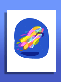 "Melty Ghost" Giclée Print