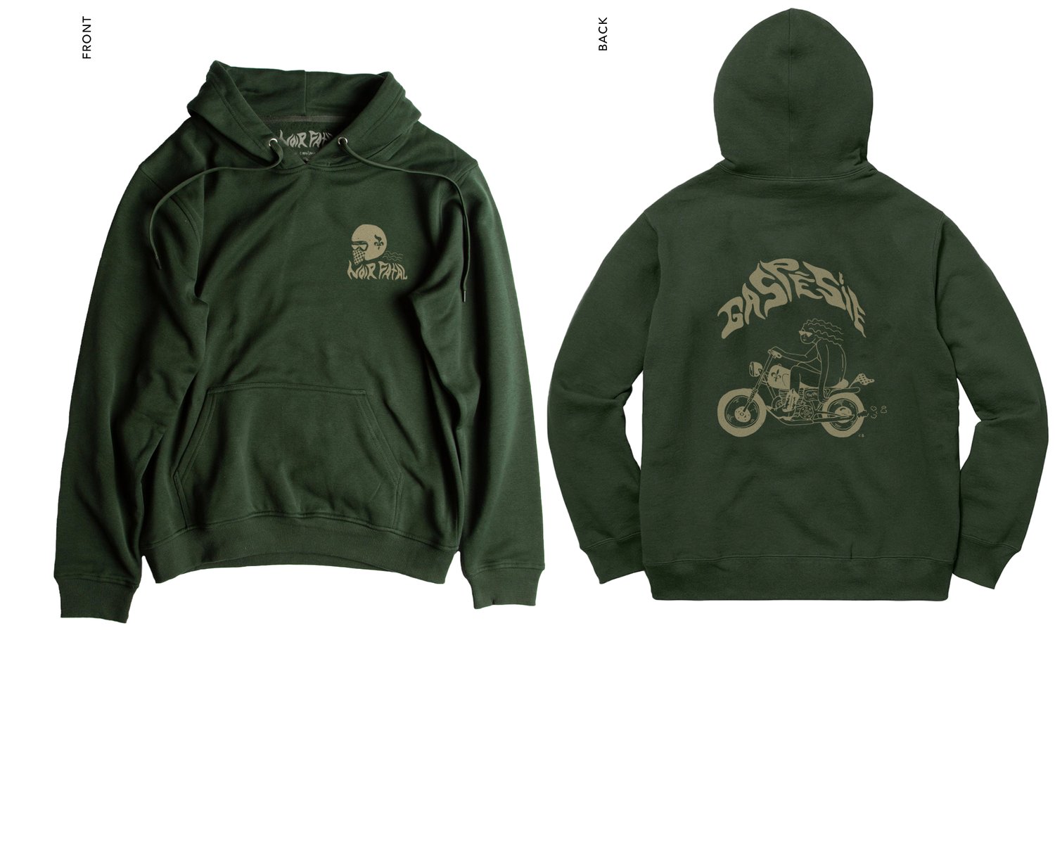 Image of Gaspésie hoodie vert  - Édition limitée
