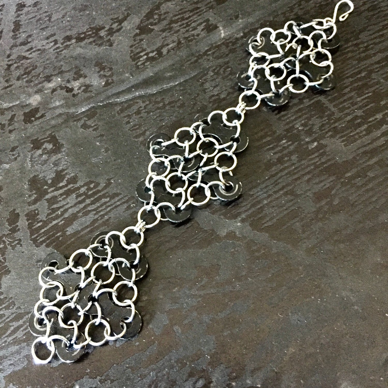 Image of One of a Kind Diamond Bike Chain Bracelet