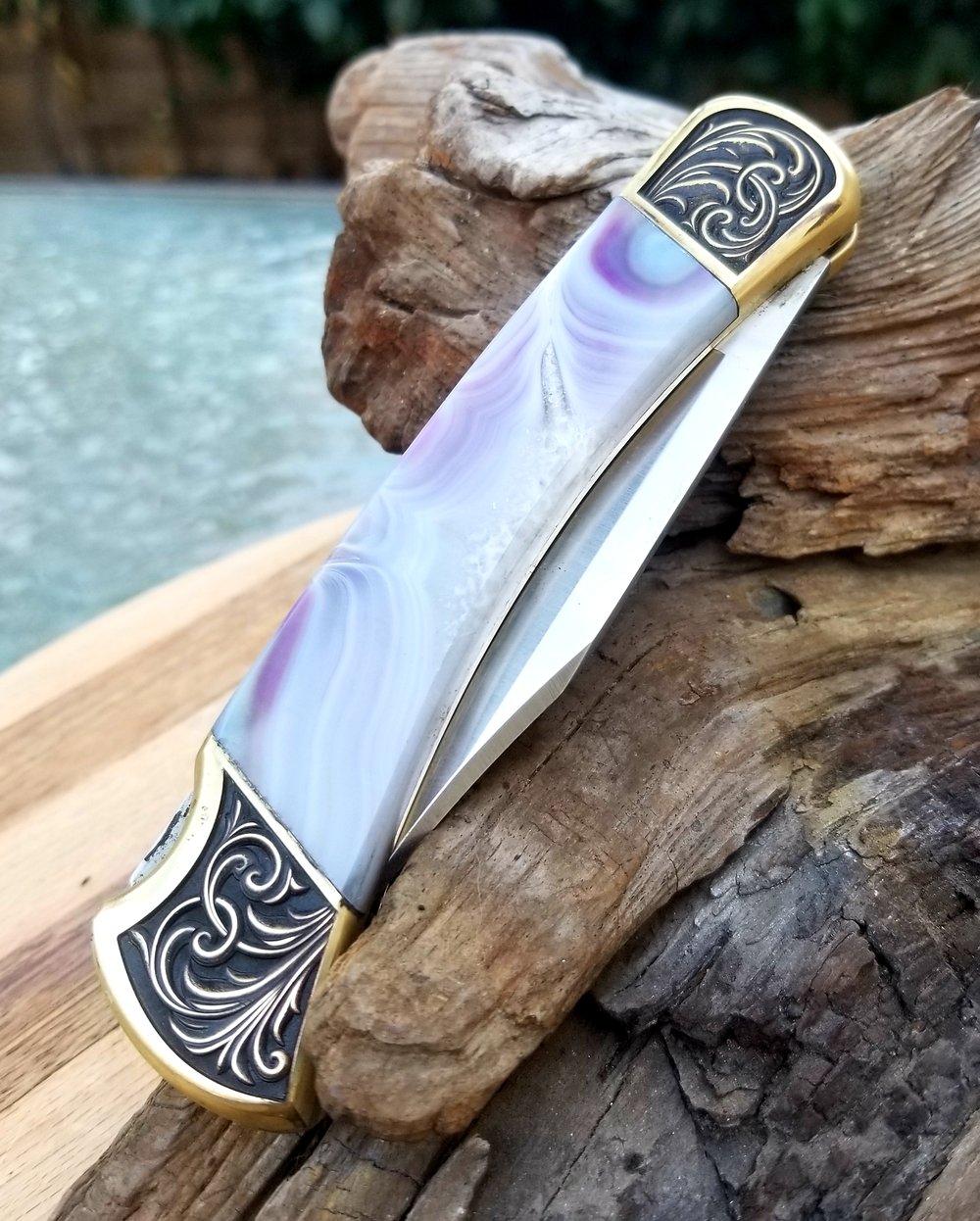 Brazilian Agate Knife