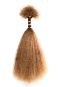 Loose Human Hair-Wet and Wavy, Light GoldenBrown