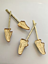 Image 2 of KICK IT GOLD HAIR PINS 