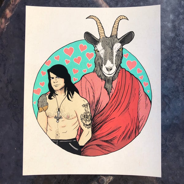 Image of Glenn and Goat