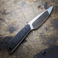 Image 1 of Pesh-Kabz Backpacker - Double Black Canvas Micarta and Nitro-V Steel