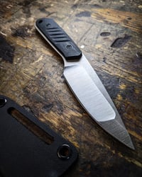Image 2 of Pesh-Kabz Backpacker - Double Black Canvas Micarta and Nitro-V Steel