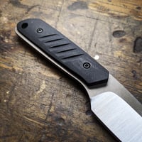 Image 3 of Pesh-Kabz Backpacker - Double Black Canvas Micarta and Nitro-V Steel