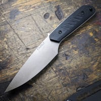 Image 4 of Pesh-Kabz Backpacker - Double Black Canvas Micarta and Nitro-V Steel