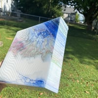 Image 3 of “Pink Clouded Flux” Fluid Painting