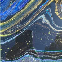 Image 4 of “Galactic Shifts” Fluid Painting