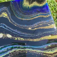 Image 5 of “Galactic Shifts” Fluid Painting
