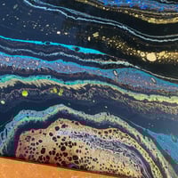 Image 3 of “Galactic Shifts” Fluid Painting
