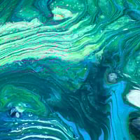 Image 2 of “Tidal Tempests” Fluid Painting
