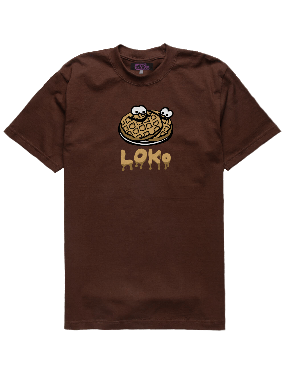 olive waffle basic tee