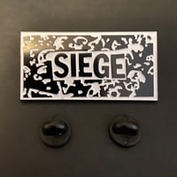 Image 3 of SIEGE "Logo" Woven Patch or Enamel Pin