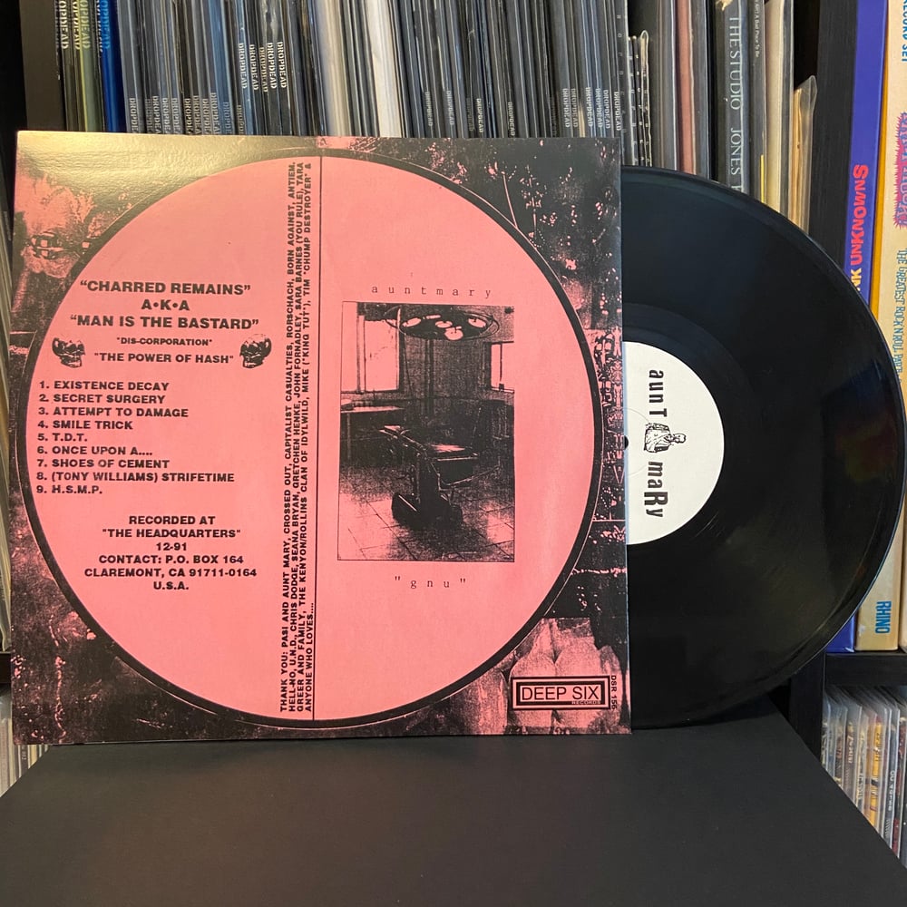 MAN IS THE BASTARD / AUNT MARY Split 10" LP