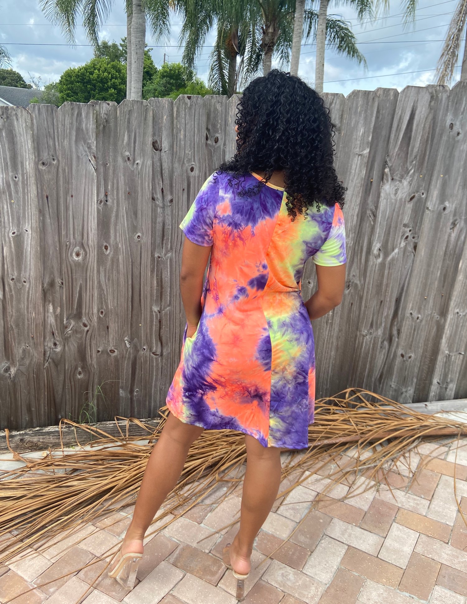 Image of Tye Dye Shift Dress