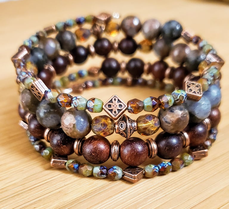 Autunm Trail Wrap Bracelet
