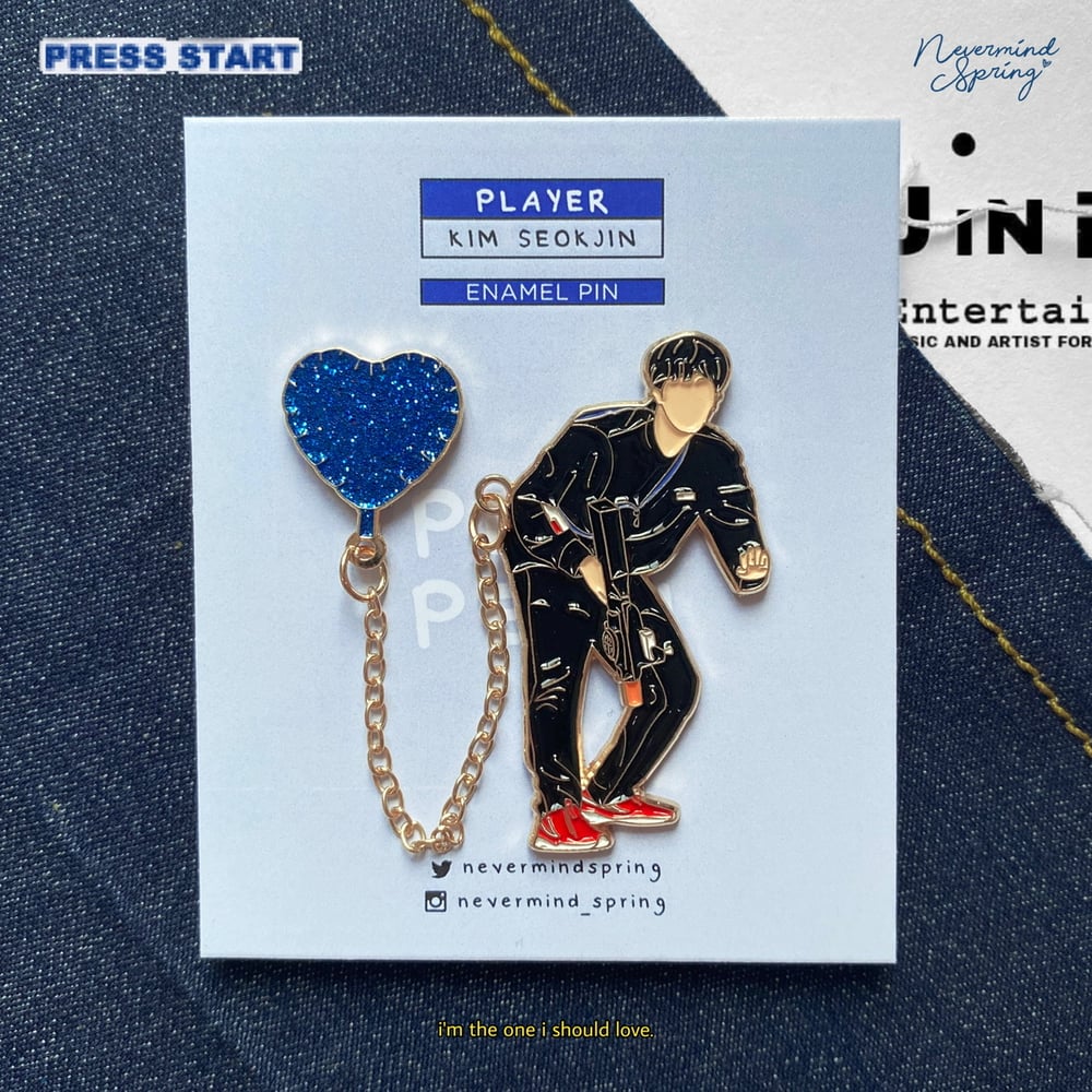 [INDIVIDUAL] Pew Pew (Vocal Line) Enamel Pin 💙