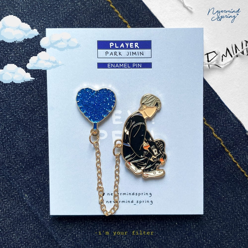 [INDIVIDUAL] Pew Pew (Vocal Line) Enamel Pin 💙