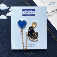 Image 4 of [INDIVIDUAL] Pew Pew (Vocal Line) Enamel Pin 💙