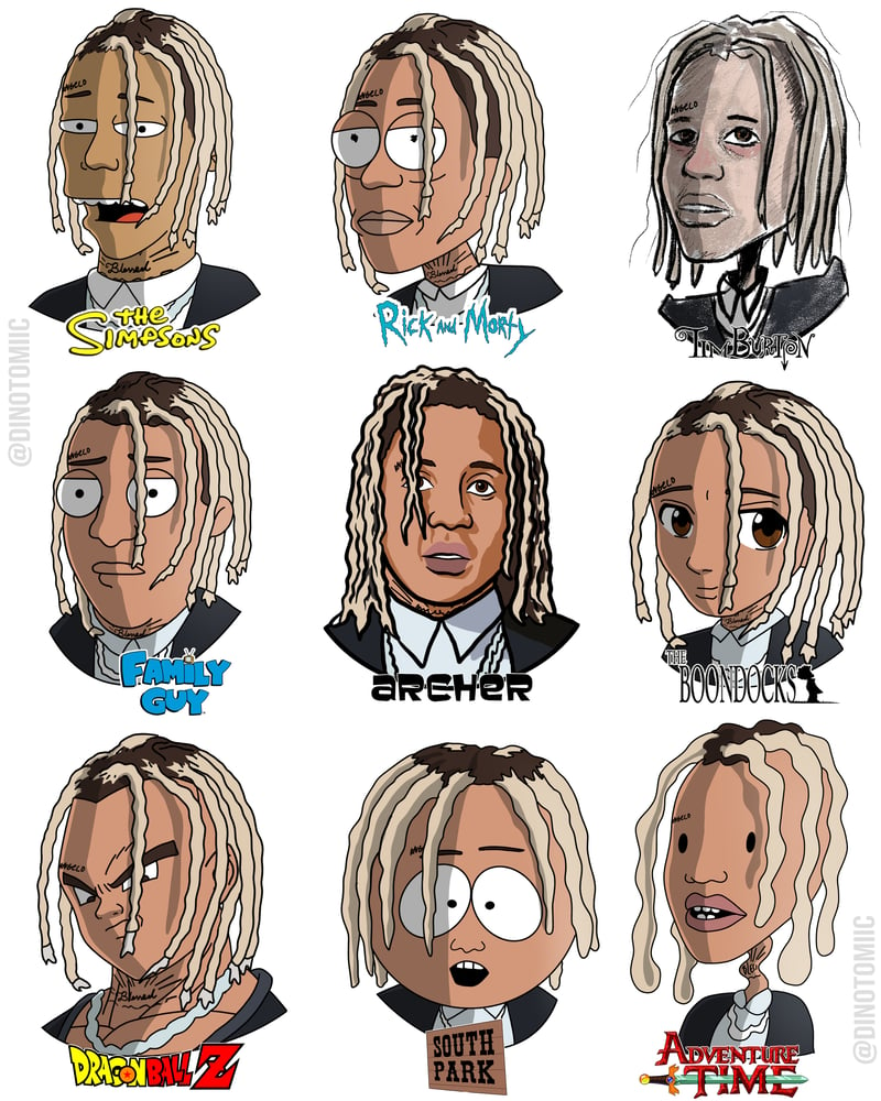 Image of #260 Lildurk in 9 styles