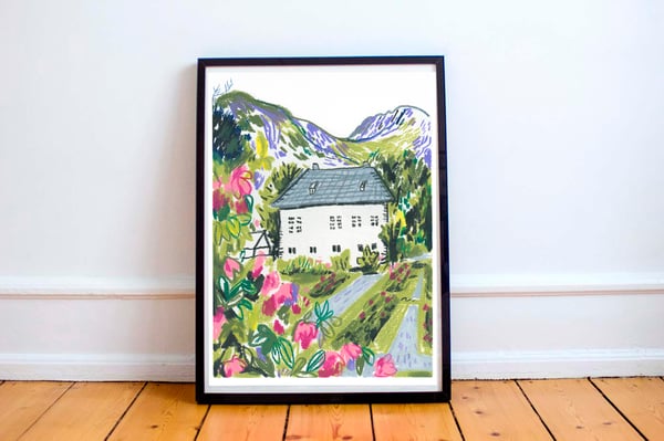 Image of Baroniet i Rosendal print