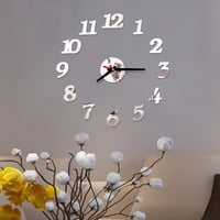 One Set DIY Creative Digital Acrylic Wall Clock
