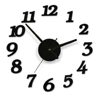 3D Large Wall Clock Sticker
