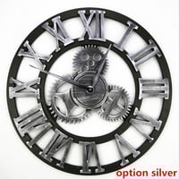 Wall Clock 3D LED Large Time Calendar 