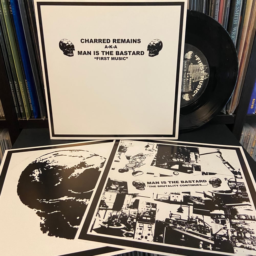MAN IS THE BASTARD / BASTARD NOISE "First Music First Noise" 7" EP