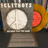 Image 2 of CLITBOYS "We Don't Play The Game" 7" EP