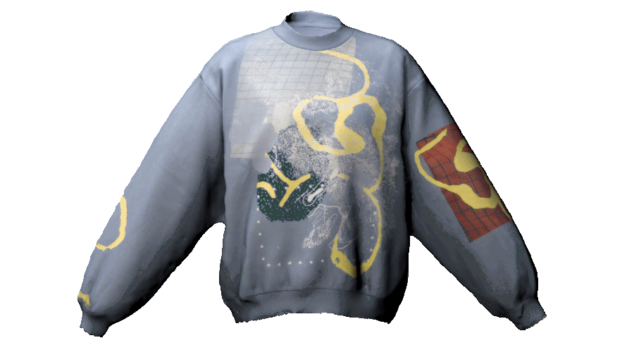 Pullover SEPTEMBER grey-blue
